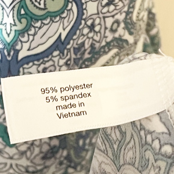 Lane Bryant Blue & White Paisley Maxi Tiered Dress Cottagecore Feminine - Picture 9 of 11